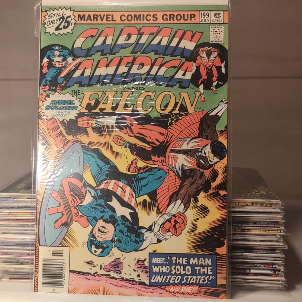 Captain America Volume 1 issue 199 Newsstand Edition